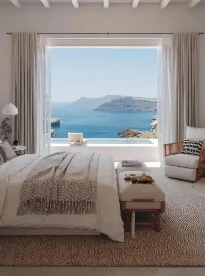 Queen room with a sea view
